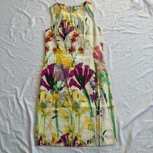 Calvin Klein Multicolor Floral Dress Size 6